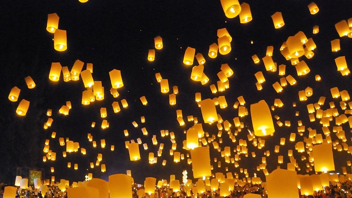 Sky Lanterns Sri Lanka